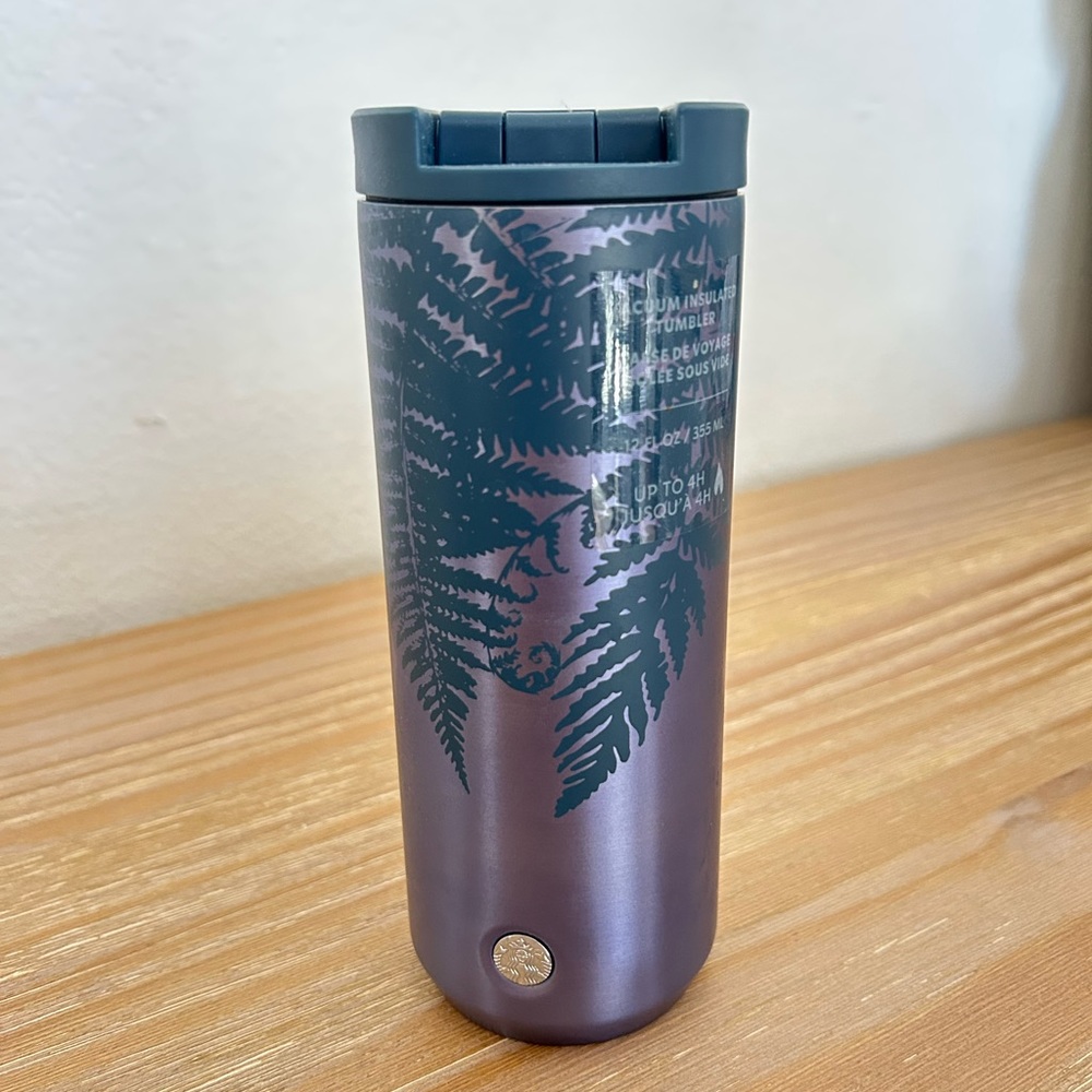 Starbucks Fall 2022 Ocean Fern Stainless 12oz Vacuum Insulated Tumbler